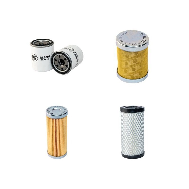 Filter Kit for Volvo EC 25 C Filter Service Kit Air Oil Fuel Filters with Volvo D1.1DCAE4 engine