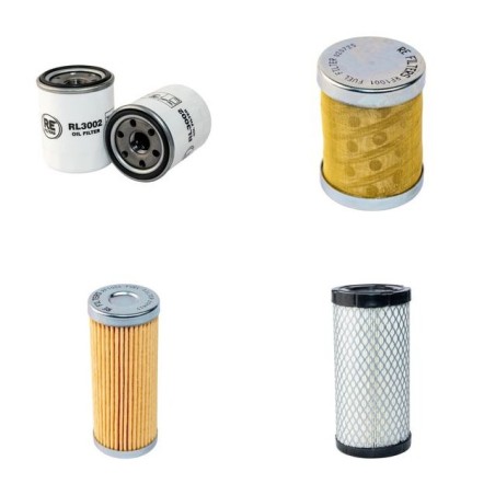 VOLVO EC 25 C Filter Service Kit Air Oil Fuel Filters w/VOLVO D1.1DCAE4 Eng.
