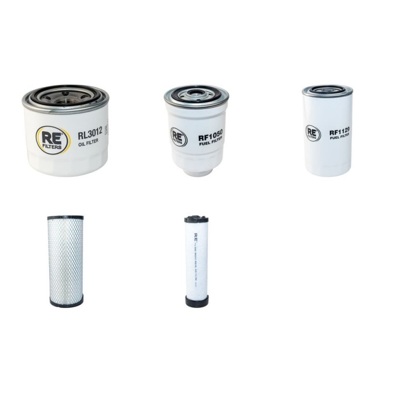 Filter Kit for Volvo EC 55C Filter Service Kit with Volvo D 3.1 engine Air, Oil, Fuel Filters