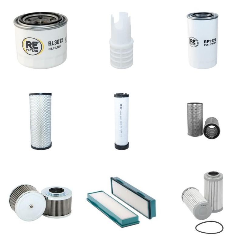 VOLVO EC 55C Filter Service Kit w/Yanmar 4TNV94L-XVC6U Eng.