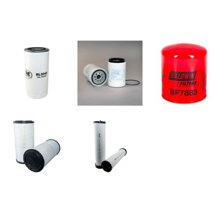 VOLVO EW 140 B Filter Service Kit Air Oil Fuel Filters w/VOLVO D5D EBE2 Eng. SN  RL3040
