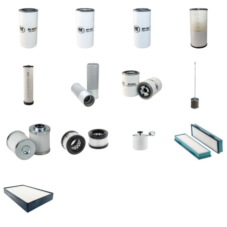 Filter Kit for Volvo EW 140 C Filter Service Kit with Volvo D5E-EAE3 engine