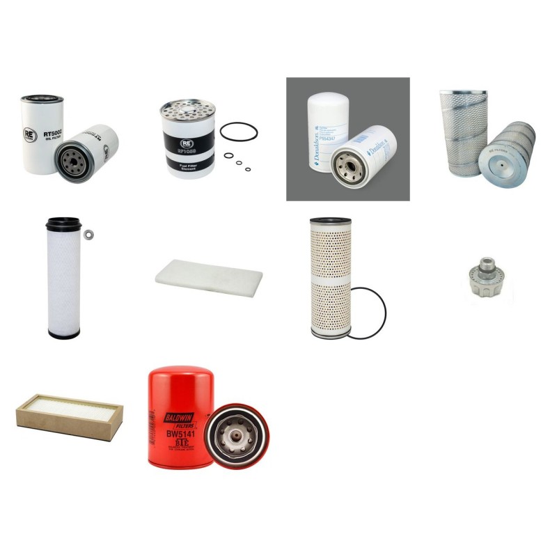 Filter Kit for Volvo EC 150 C Filter Service Kit with Perkins  engine