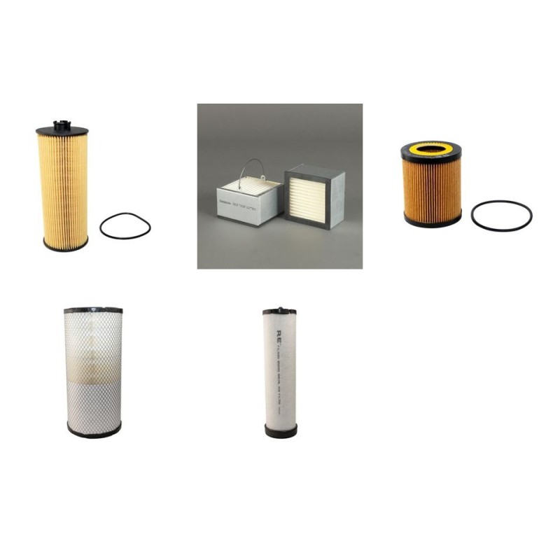 Filter Kit for Volvo EC 160 B Filter Service Kit Air Oil Fuel Filters with Volvo D6D EBE2 engine