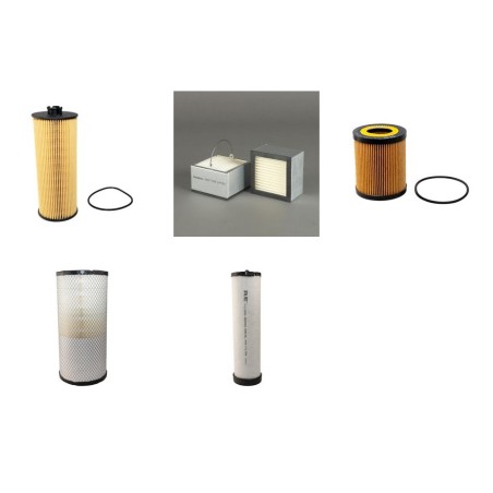 Filter Kit for Volvo EC 160 B Filter Service Kit Air Oil Fuel Filters with Volvo D6D EBE2 engine