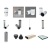Filter Kit for Volvo EW 160 B Filter Service Kit with Volvo D6D EJE2 engine