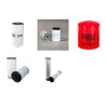 Filter Kit for Volvo EW 160 B Filter Service Kit Air Oil Fuel Filters with Volvo D6D EJE2 engine Serial No  8731099-
