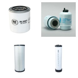 Filter kit suitable for CAT 904 Serial No B4L653- Air Oil Fuel Filters