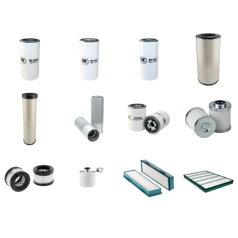 Filter Kit for Volvo EW 160 D Filter Service Kit with Volvo D4H engine