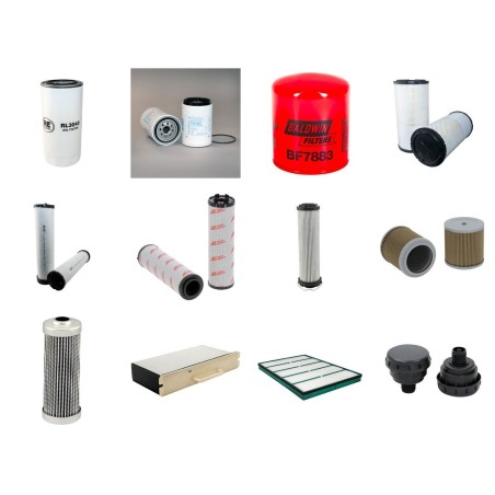 Filter Kit for Volvo EW 180 B Filter Service Kit with Volvo D6DEFE2 engine
