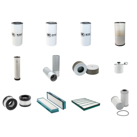 Filter Kit for Volvo EW 180 D Filter Service Kit with Volvo D4H engine  YR 2012-