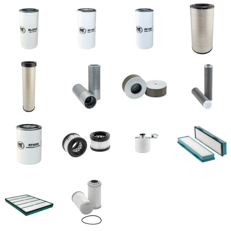 Filter Kit for Volvo EC210C/ EC210C NL Complete Filter Service Kit with Volvo D6E- engine