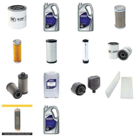 Filter Kit for Volvo ECR25D with Yanmar engine Filter and Lubricant Kit