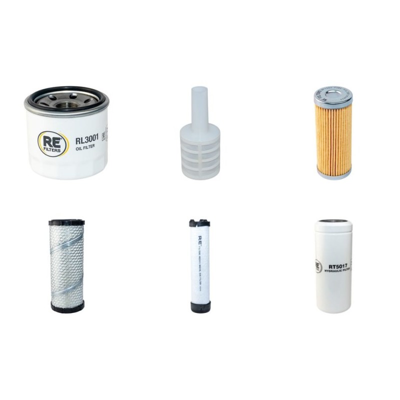 Filter Kit for Volvo ECR 28 Filter Service Kit with Volvo D1.2ACAE2 engine