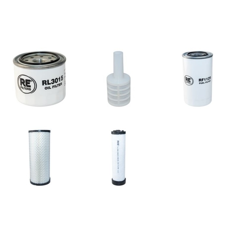 VOLVO ECR 58 Filter Service Kit w/Yanmar 4TNV94L Eng. Air, Oil, Fuel Filters