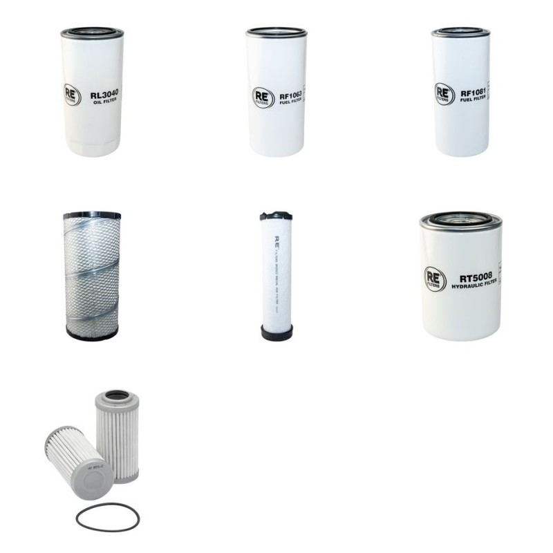 Filter Kit for Volvo ECR 145 D/DL Filter Service Kit with Volvo D6H engine 2012-