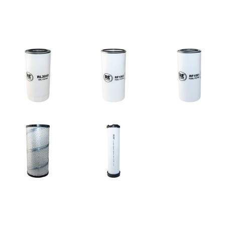 VOLVO ECR 145 D/DL Filter Service Kit Air Oil Fuel Filters w/VOLVO D6H Eng.   YR  2012-
