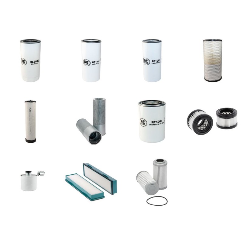 VOLVO ECR 235 EL Filter Service Kit w/Volvo D6J Eng. 2015
