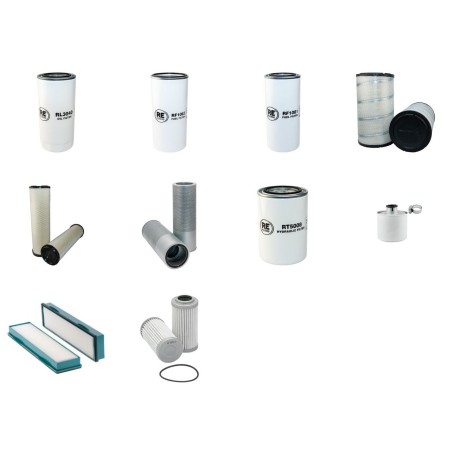 Filter Kit for Volvo ECR 305 C/CL Filter Service Kit with Volvo D7E engine 2008-