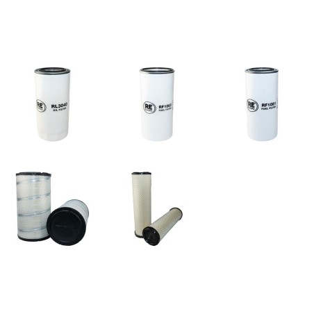 Filter Kit for Volvo ECR 305 C/CL Filter Service Kit Air Oil Fuel Filters with Volvo D7E engine  YR 2008-