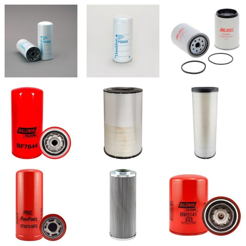 Filter Kit for Volvo G 746 B Filter Service Kit with Volvo D10BGAE2 engine