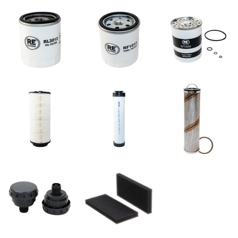 VOLVO L 20 B Filter Service Kit w/Volvo D3D-Cae1 Eng. SN 1700001-