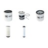 Filter Kit for Volvo L 25 B (-P/Z) Filter Service Kit Air Oil Fuel Filters with Volvo D 3.6 DCBE3 engine