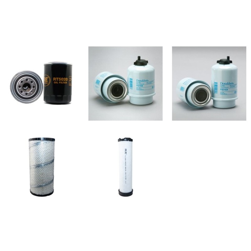 Filter kit suitable for CAT 908 with CAT 3044C-T Engine Air Oil Fuel Filters