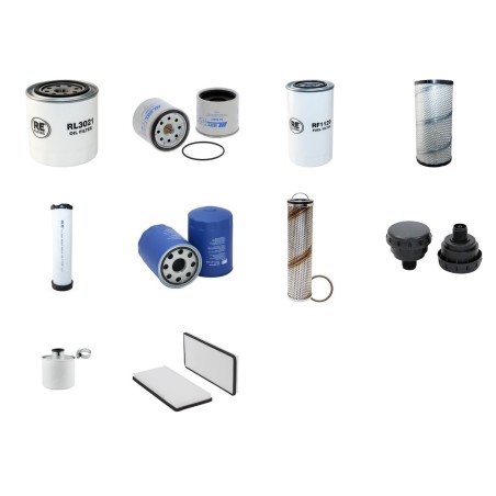Filter Kit for Volvo L 30 G/GS Filter Service Kit with Volvo D3.3H engine  YR 2013-
