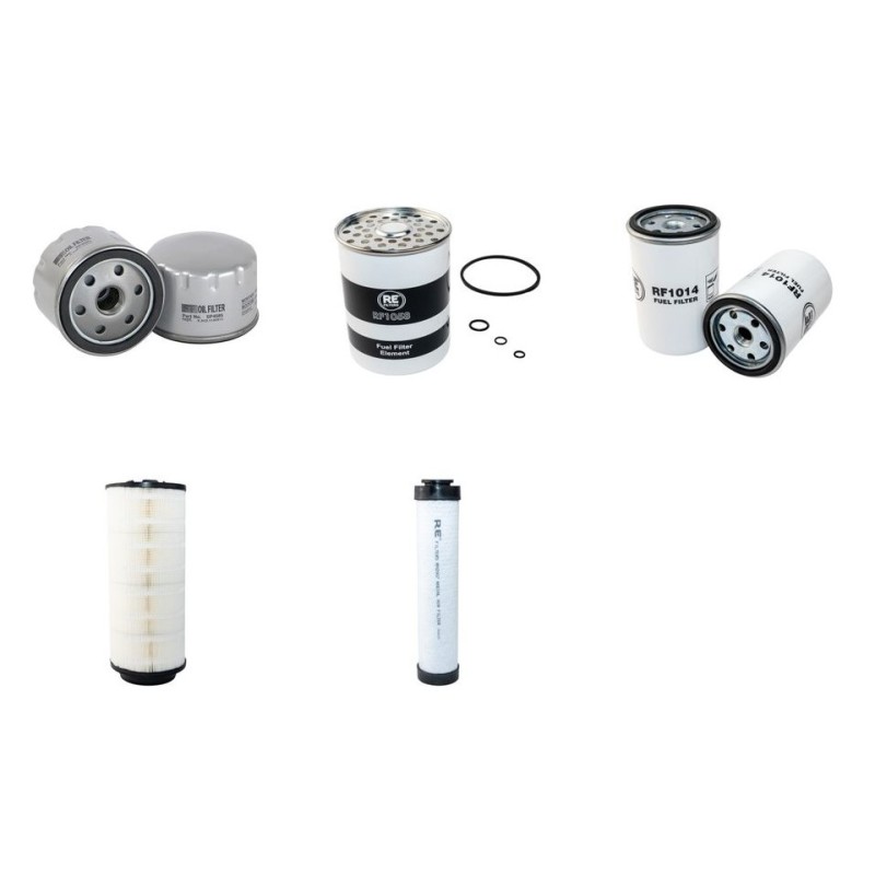 Filter Kit for Volvo L 35B Filter Service Kit Air Oil Fuel Filters with Deutz BF4L1011F engine  YR 1998-