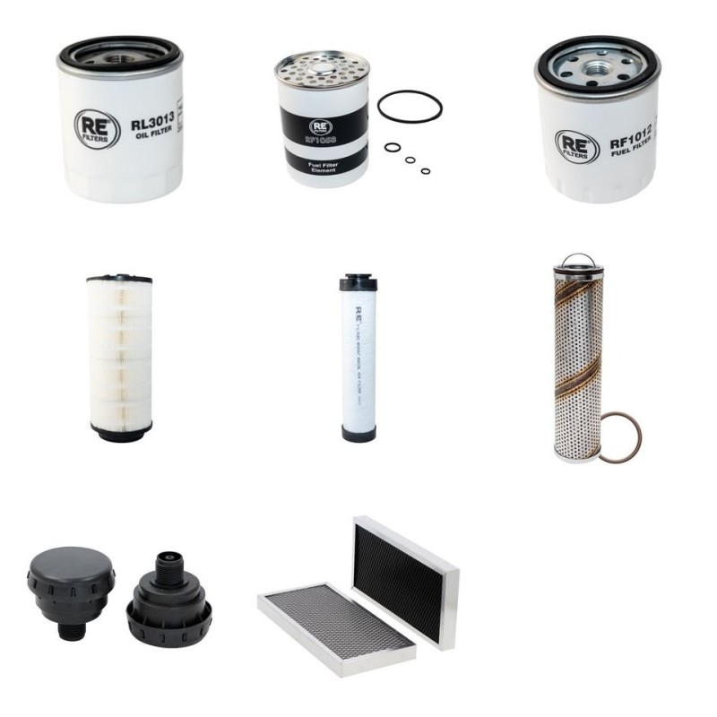 Filter Kit for Volvo L 35 B PRO (Z/X) Filter Service Kit with Volvo D3.6D TIER3 engine