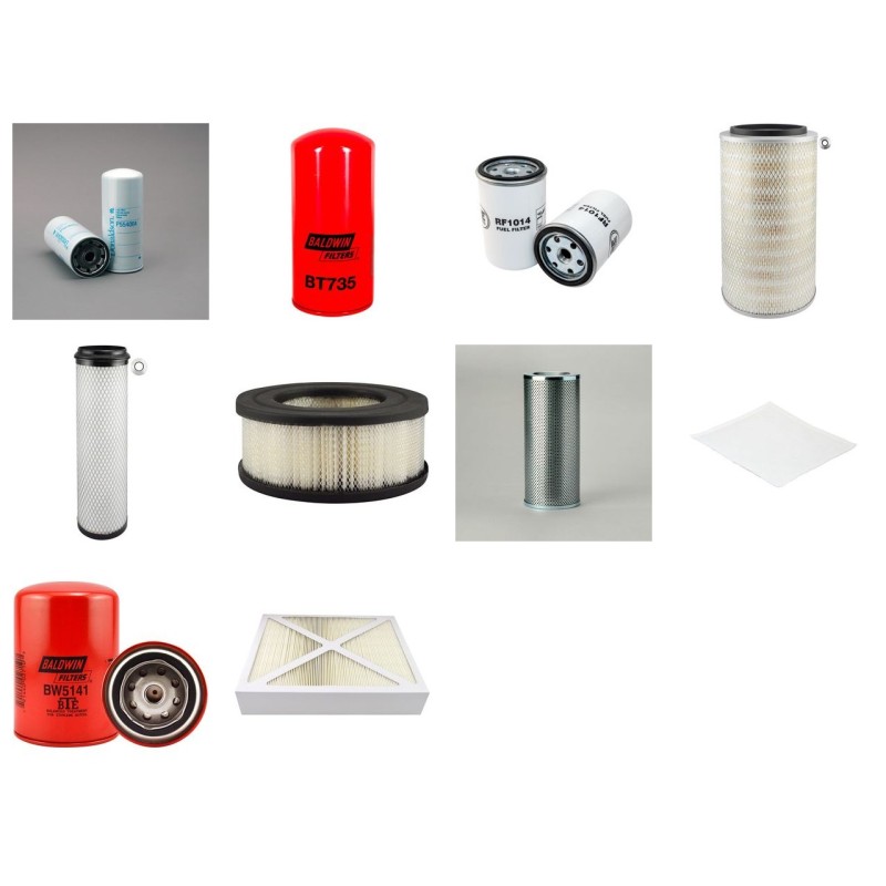 Filter Kit for Volvo L 70 B Filter Service Kit with Volvo TD 45B engine