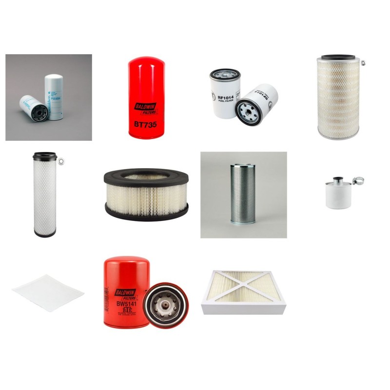Filter Kit for Volvo L 70 C Filter Service Kit with Volvo TD 63 engine