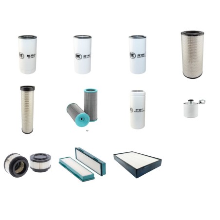 Filter Kit for Volvo L 70 G Filter Service Kit with Volvo D6H TIER 4I STUFE IIIB engine