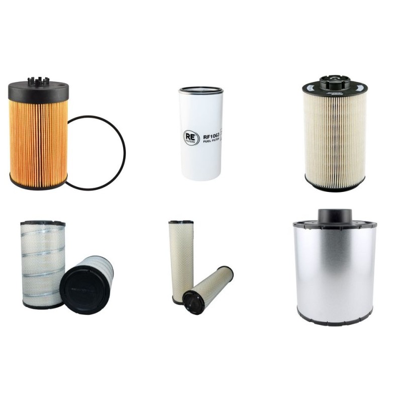 Filter Kit for Volvo L 110 G Filter Service Kit with Volvo D8H engine  YR 2012-