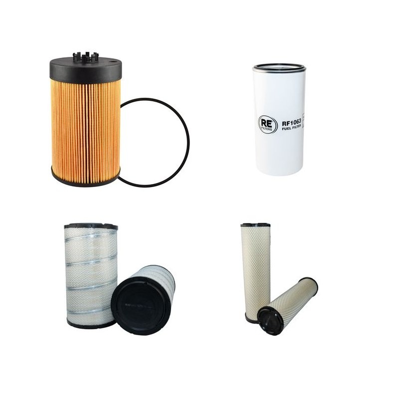 Filter Kit for Volvo L 110 H Filter Service Kit Air Oil Fuel Filters with Volvo D8H engine  YR 2014-