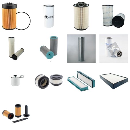 Filter Kit for Volvo L 120H Filter Service Kit with Volvo D8J engine 2014-