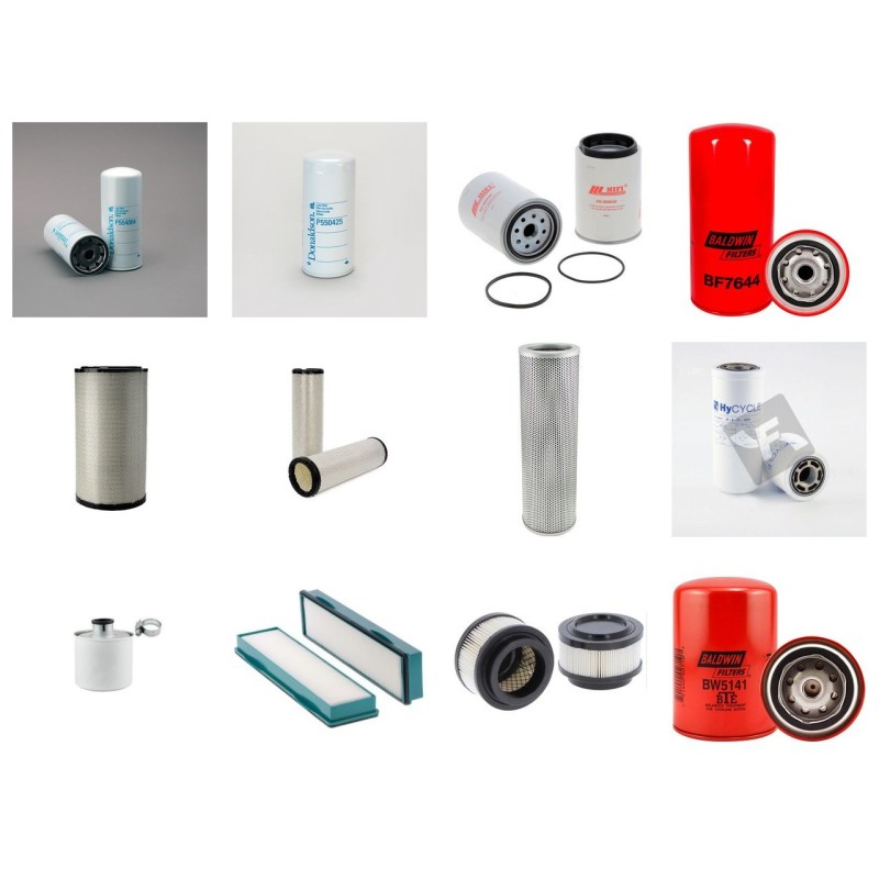 Filter Kit for Volvo L 180 E Filter Service Kit with Volvo D12C engine