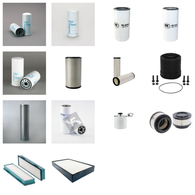 Filter Kit for Volvo L 180 G Filter Service Kit with Volvo D 13H TIER 4 engine