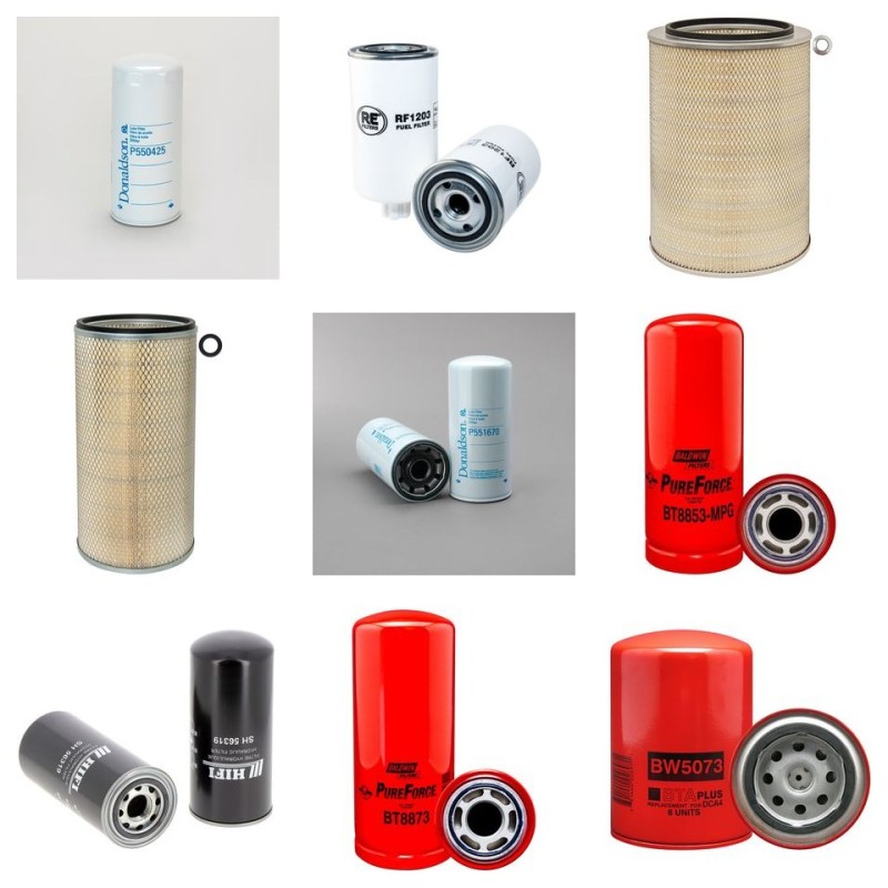 Filter Kit for Volvo L 320 Filter Service Kit with Cummins KTA19C engine
