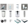 VOLVO L 350 F Filter Service Kit w/VOLVO D16ELAE3 Eng.   YR  2007-