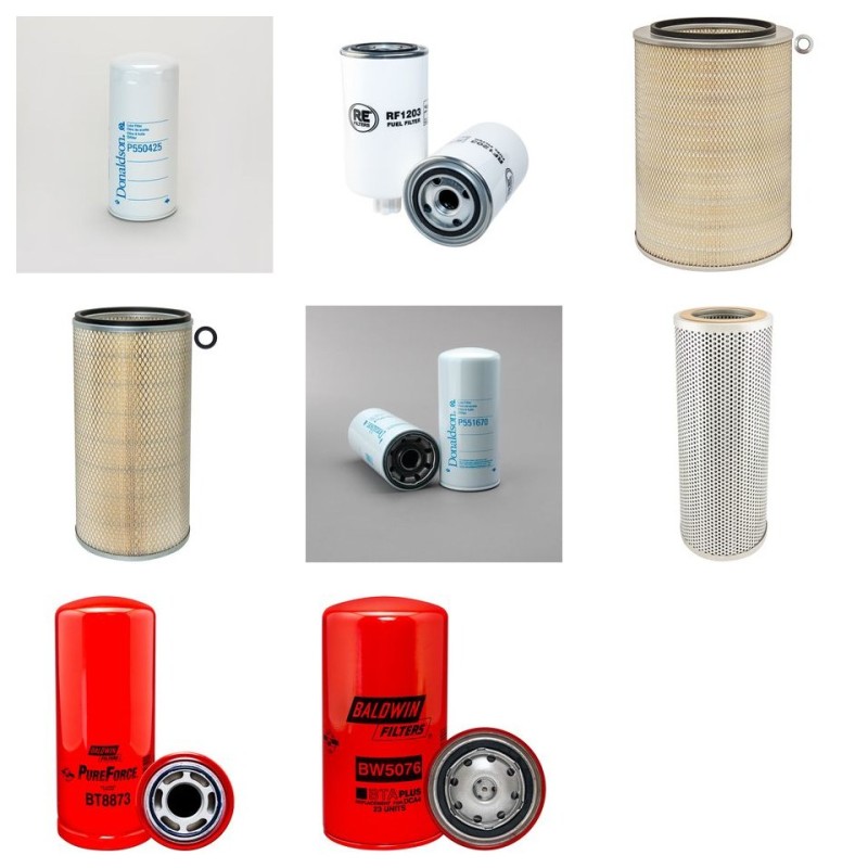 Filter Kit for Volvo L 480 (B) Filter Service Kit with Cummins VTA 28-C engine