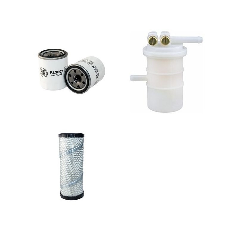 VOLVO LC 35 Filter Service Kit Air Oil Fuel Filters w/Mitsubishi Eng.