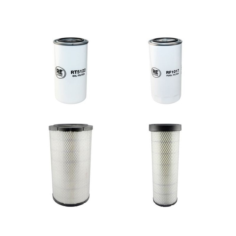 Filter Kit for Volvo SD 130 DX Filter Service Kit Air Oil Fuel Filters with Cummins QSB 4.5 engine