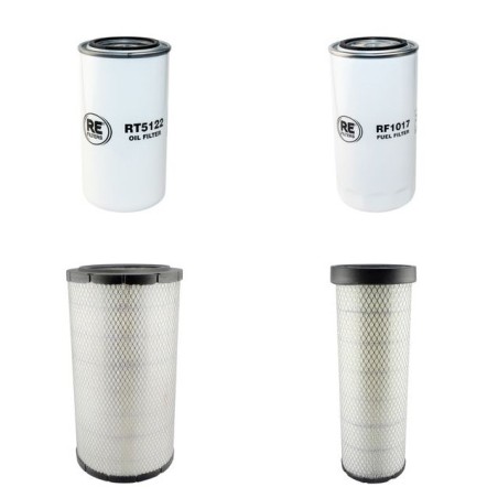 Filter Kit for Volvo SD 130 DX Filter Service Kit Air Oil Fuel Filters with Cummins QSB 4.5 engine