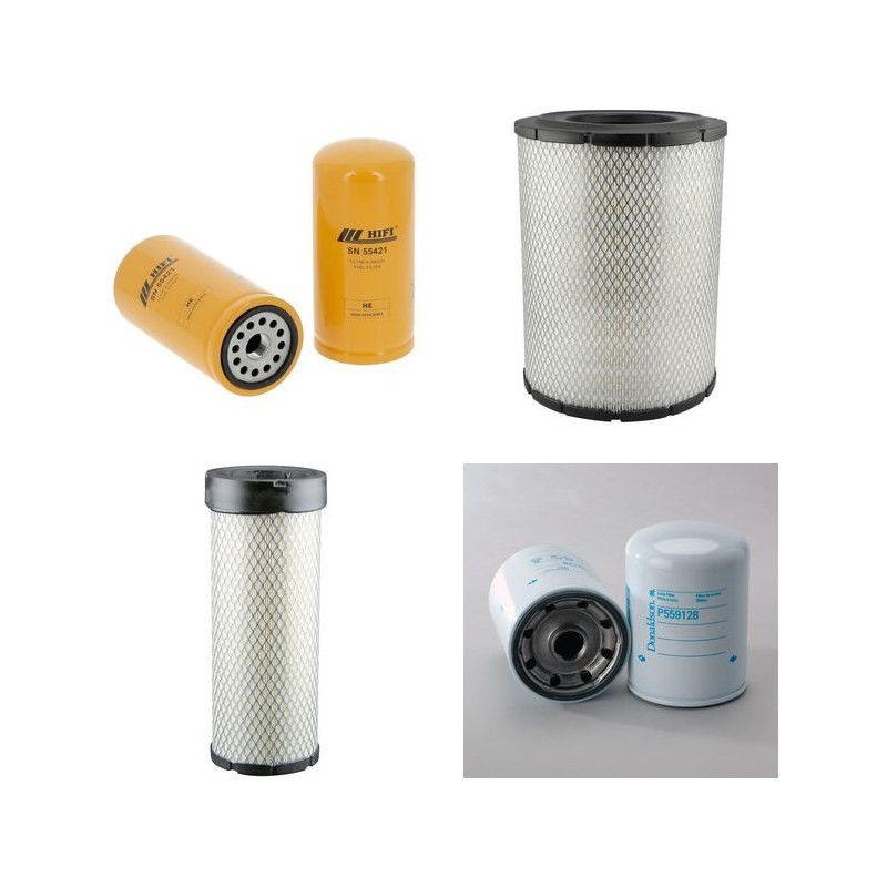 Filter kit suitable for CAT 924F with CAT Engine Serial No 6MN1- Air Oil Fuel Filters