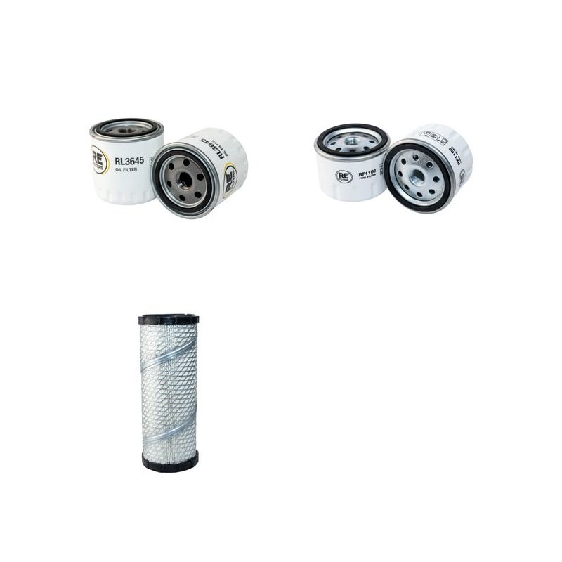 Filter kit for Wacker DPU130Le Air Oil Fuel Filters with Lombardini LDW 1404/B7 Engine