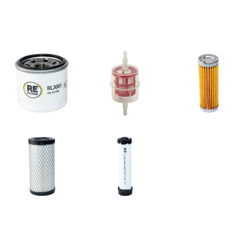 WACKER DT 15 Filter Service Kit Air Oil Fuel Filters w/Kubota D 902 Eng.