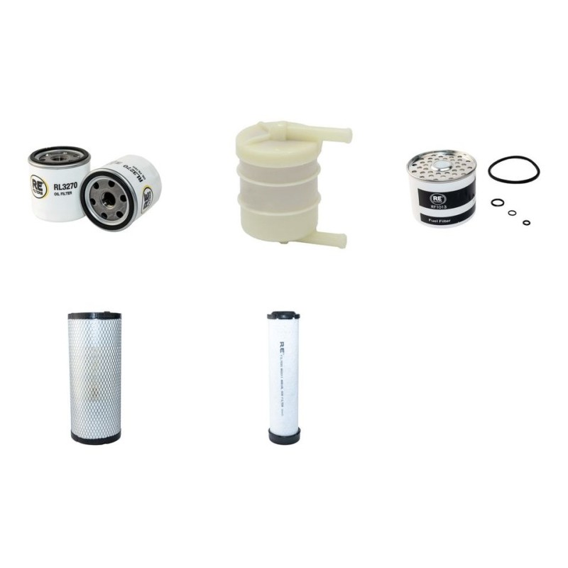 Filter kit for Wacker WL30 Air Oil Fuel Filters with Perkins 404C22 Engine
