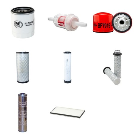Filter kit for Wacker Neuson WL37 with Deutz BF4M2011 Engine
